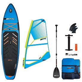 Zestaw WindSUP STX HYBRID CRUISER 11'2 FAMILY + pędnik STX PowerKid - pompowany paddleboard