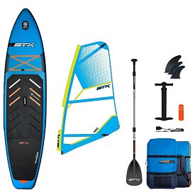 Zestaw WindSUP STX HYBRID CRUISER 11'2 FAMILY + pędnik STX PowerKid - pompowany paddleboard