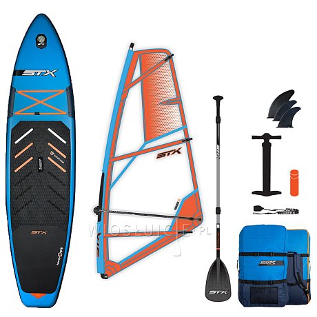 Zestaw WindSUP STX HYBRID CRUISER 11'2 FAMILY + pędnik STX PowerKid - pompowany paddleboard