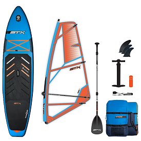 Zestaw WindSUP STX HYBRID CRUISER 11'2 FAMILY + pędnik STX PowerKid - pompowany paddleboard