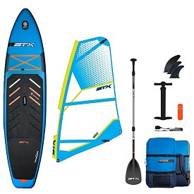 Zestaw WindSUP STX HYBRID CRUISER 11'2 FAMILY + pędnik STX PowerKid - pompowany paddleboard