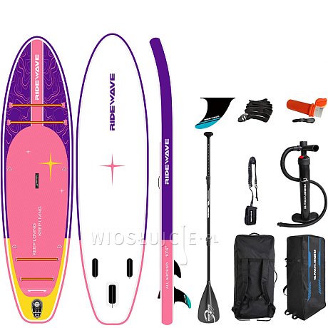 Deska SUP RIDEWAVE Romantic 10'6 - pompowany paddleboard
