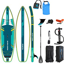 Deska SUP RIDEWAVE Voyager Touring 10'6" - pompowany paddleboard