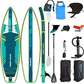 Deska SUP RIDEWAVE Voyager Touring PRO+ 10'6'" - pompowany paddleboard