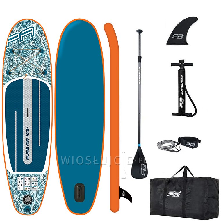 SUPER ZESTAW 16 DESEK SUP dla rodziny - AQUA MARINA PURE AIR 10´2, 10´6, 10´10, 12´0