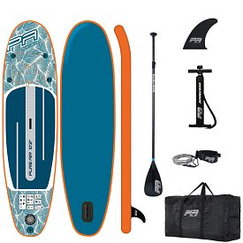 SUPER ZESTAW 12 DESEK SUP dla wypożyczalni – AQUA MARINA PURE AIR TROPIC BLUE 10´2, 10´6, 10´10, 12´0 (po 3 szt. każdego)