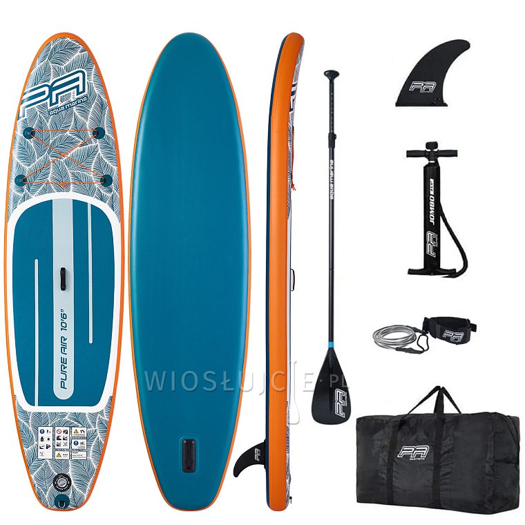 SUPER ZESTAW 16 DESEK SUP dla rodziny - AQUA MARINA PURE AIR 10´2, 10´6, 10´10, 12´0