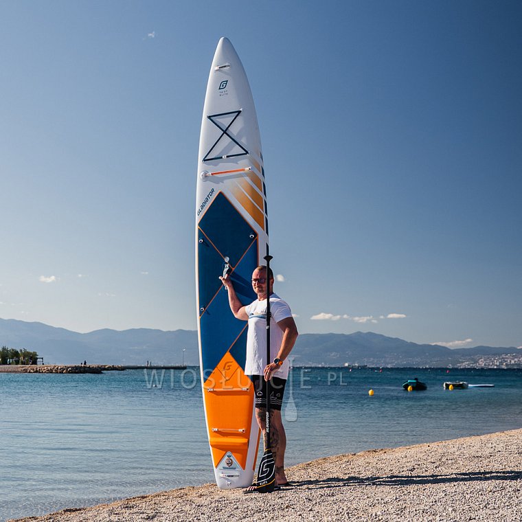Deska SUP GLADIATOR ELITE 14' Touring 2026 - pompowany paddleboard z wiosłem karbonowym