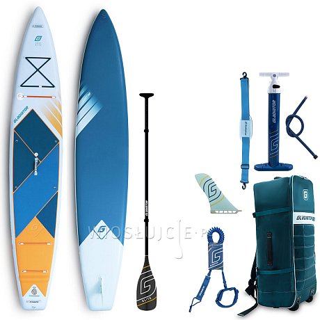 Deska SUP GLADIATOR ELITE 14' Touring 2026 - pompowany paddleboard z wiosłem karbonowym
