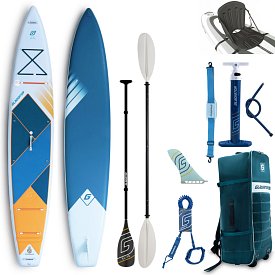 Deska SUP GLADIATOR ELITE 14' Touring 2026 - pompowany paddleboard z wiosłem karbonowym