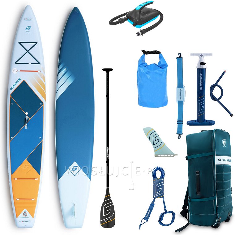 Deska SUP GLADIATOR ELITE 14' Touring 2026 - pompowany paddleboard z wiosłem karbonowym