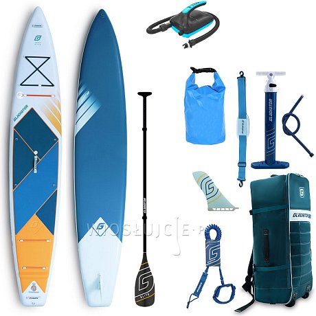 Deska SUP GLADIATOR ELITE 14' Touring 2026 - pompowany paddleboard z wiosłem karbonowym