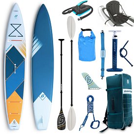 Deska SUP GLADIATOR ELITE 14' Touring 2026 - pompowany paddleboard z wiosłem karbonowym