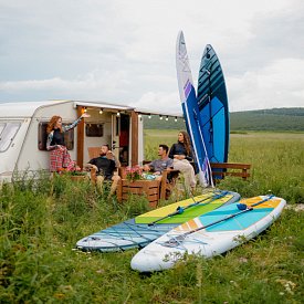 Deska SUP GLADIATOR ELITE 12'6 Touring 2026 - pompowany paddleboard z wiosłem karbonowym