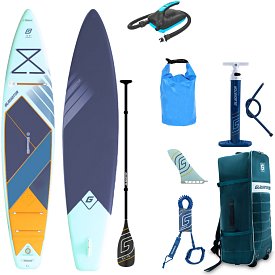Deska SUP GLADIATOR ELITE 12'6 Touring 2026 - pompowany paddleboard z wiosłem karbonowym