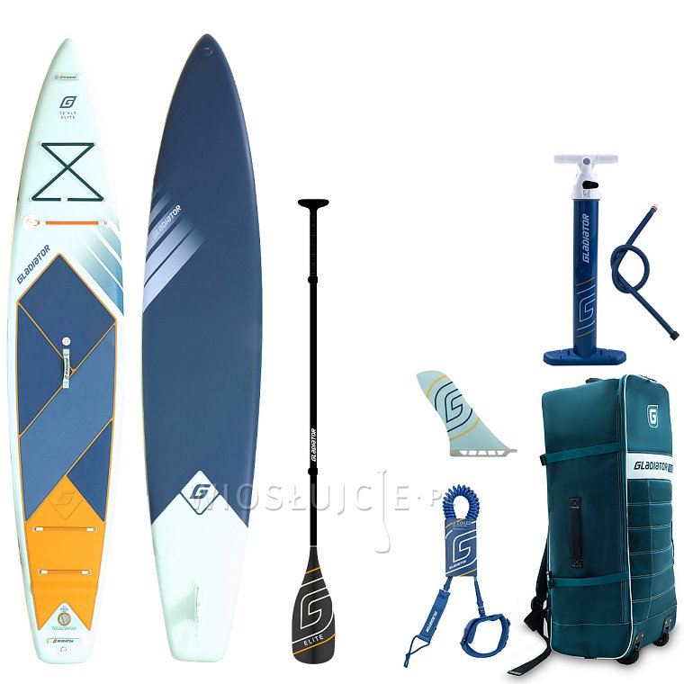 Deska SUP GLADIATOR ELITE 12'6 Light 2026 - pompowany paddleboard z wiosłem karbonowym