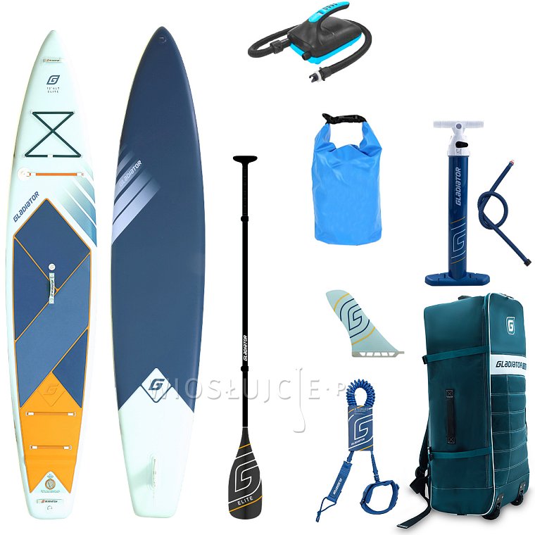 Deska SUP GLADIATOR ELITE 12'6 Light 2026 - pompowany paddleboard z wiosłem karbonowym