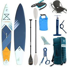 Deska SUP GLADIATOR ELITE 12'6 Light 2026 - pompowany paddleboard z wiosłem karbonowym