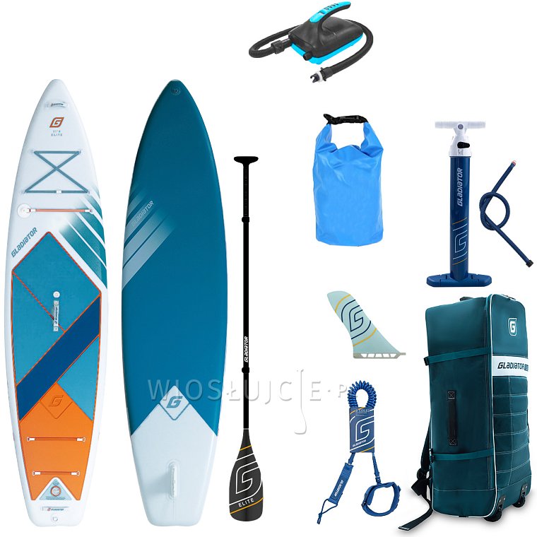 Deska SUP GLADIATOR ELITE Touring 11'4 2026 - pompowany paddleboard z wiosłem karbonowym