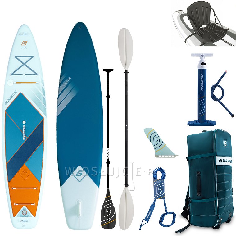 Deska SUP GLADIATOR ELITE Touring 11'2 2026 - pompowany paddleboard z wiosłem karbonowym