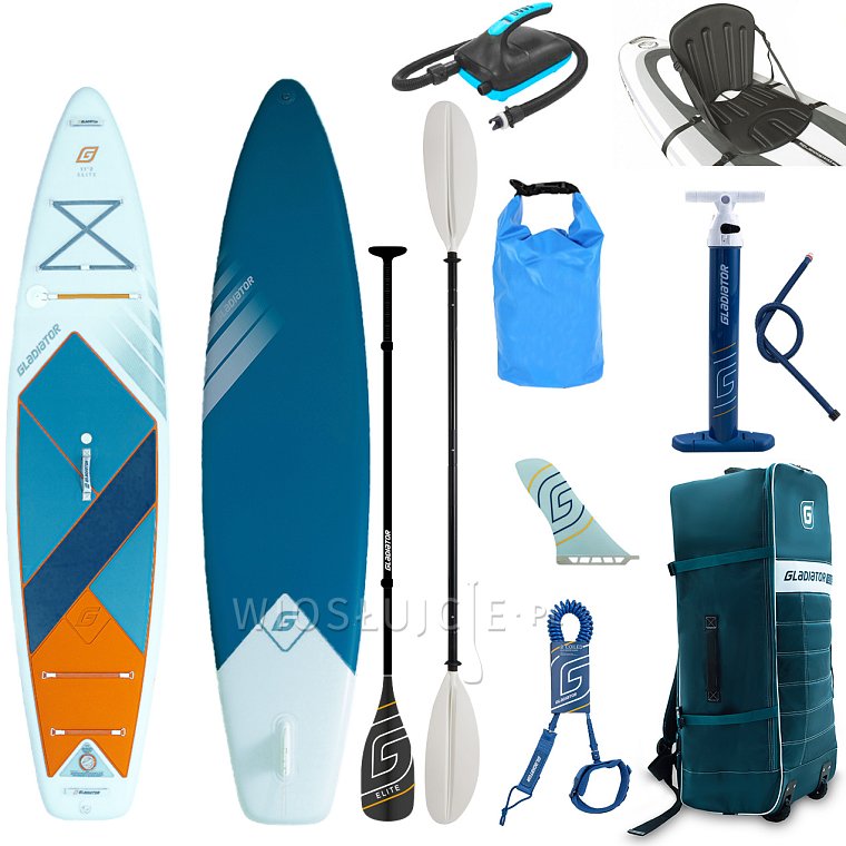 Deska SUP GLADIATOR ELITE Touring 11'2 2026 - pompowany paddleboard z wiosłem karbonowym