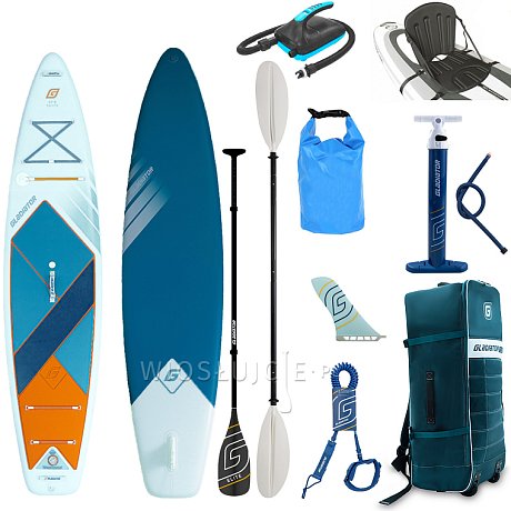 Deska SUP GLADIATOR ELITE Touring 11'2  2026 - pompowany paddleboard z wiosłem karbonowym
