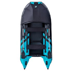 Ponton GLADIATOR ACTIVE C330AD black turquoise - pompowana łódź z pompowaną podłogą