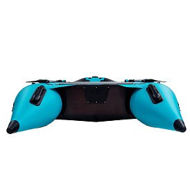 Ponton GLADIATOR ACTIVE C330AD black turquoise - pompowana łódź z pompowaną podłogą