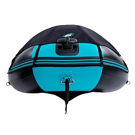 Ponton GLADIATOR ACTIVE C330AD black turquoise - pompowana łódź z pompowaną podłogą