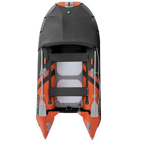 Ponton GLADIATOR ACTIVE C330AD Orange - Dark gray - pompowana łódź z pompowaną podłogą