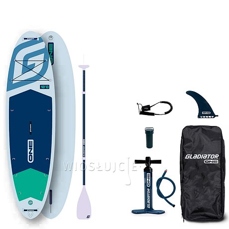 Deska SUP GLADIATOR ONE 10'8 ALLROUND WHITE - pompowany paddleboard
