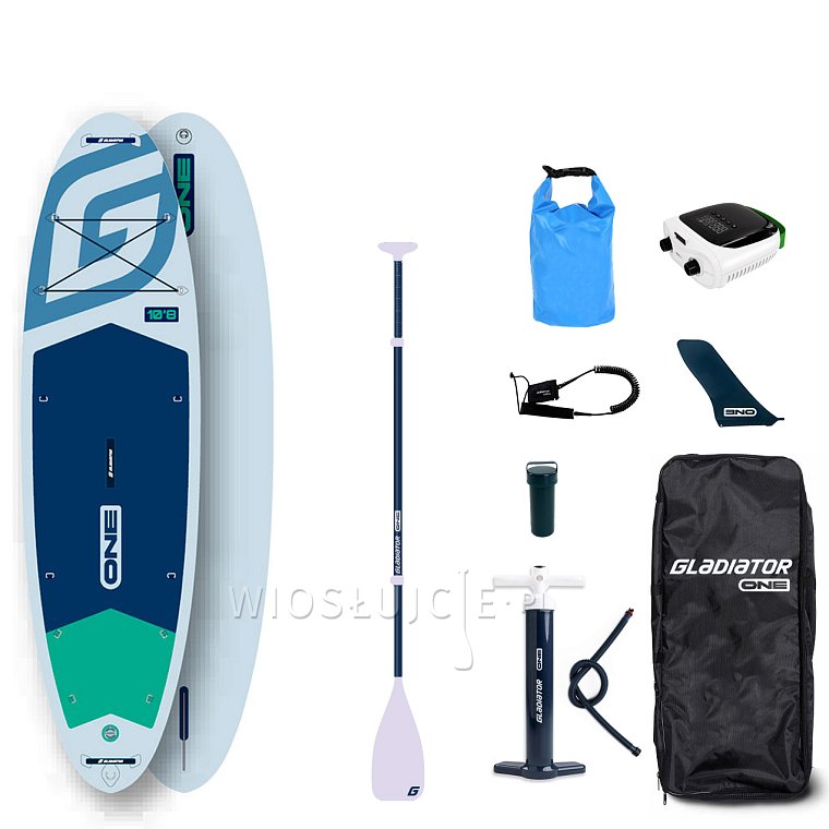 Deska SUP GLADIATOR ONE 10'8 ALLROUND WHITE 2026 - pompowany paddleboard