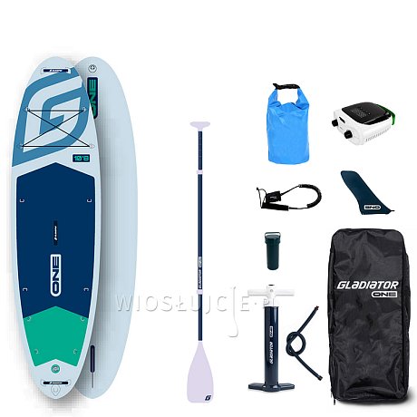 Deska SUP GLADIATOR ONE 10'8 ALLROUND WHITE 2026 - pompowany paddleboard