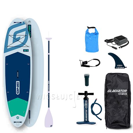 Deska SUP GLADIATOR ONE 10'8 ALLROUND WHITE - pompowany paddleboard