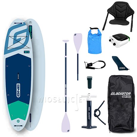 Deska SUP GLADIATOR ONE 10'8 ALLROUND WHITE 2026 - pompowany paddleboard