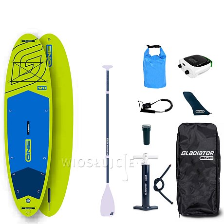 Deska SUP GLADIATOR ONE 10'8 ALLROUND LIME 2026 - pompowany paddleboard