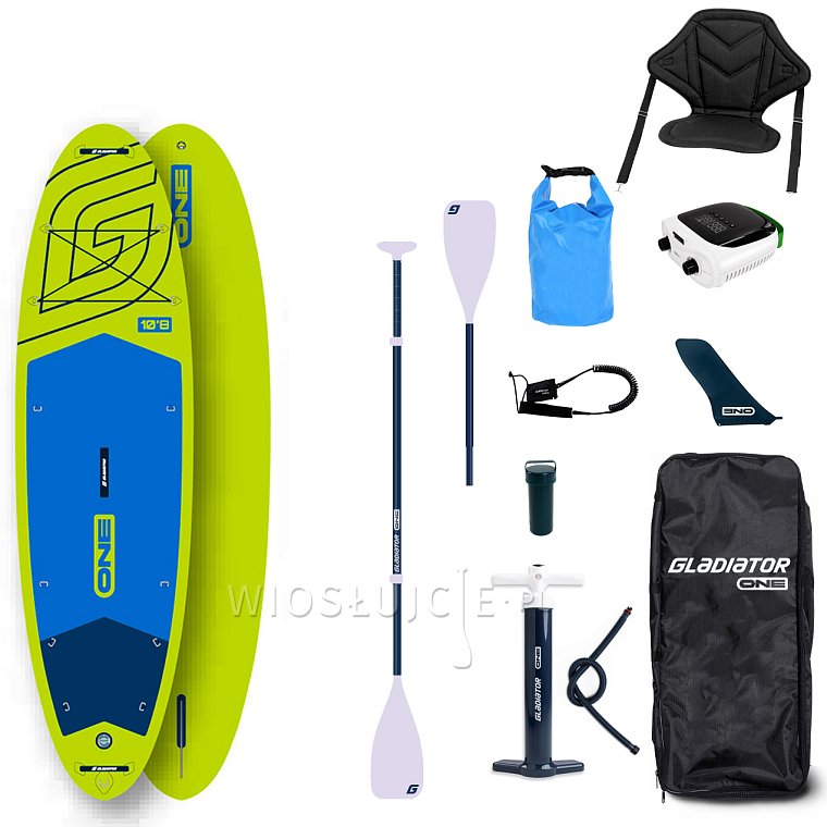 Deska SUP GLADIATOR ONE 10'8 ALLROUND LIME 2026 - pompowany paddleboard