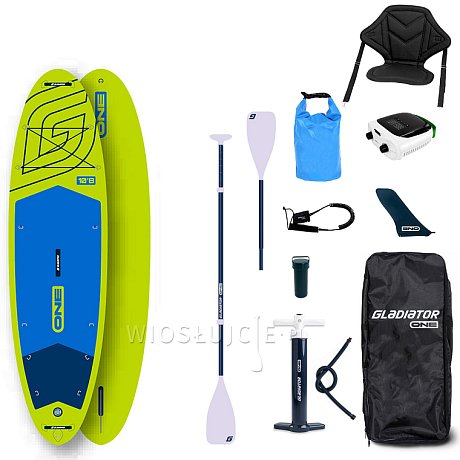 Deska SUP GLADIATOR ONE 10'8 ALLROUND LIME 2026 - pompowany paddleboard