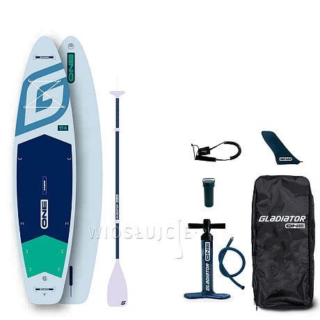 Deska SUP GLADIATOR ONE 11'4 TOURING WHITE - pompowany paddleboard