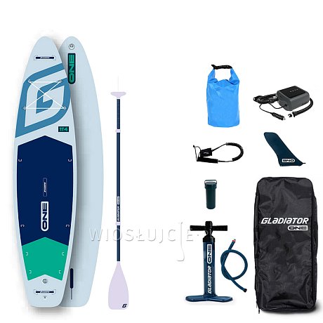 Deska SUP GLADIATOR ONE 11'4 TOURING WHITE - pompowany paddleboard