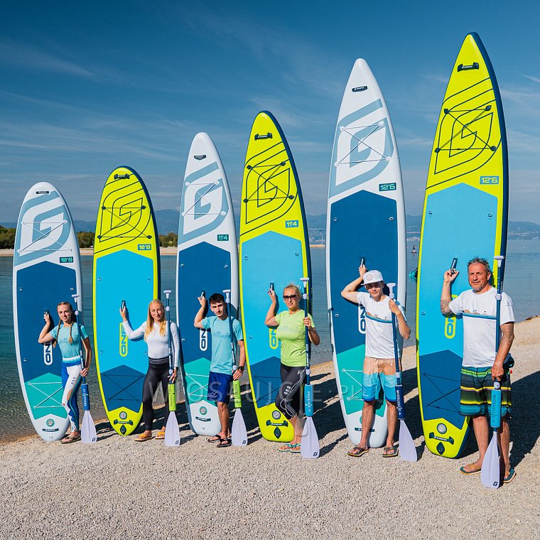 Paddleboard GLADIATOR ONE 11'4 Lime - nafukovací