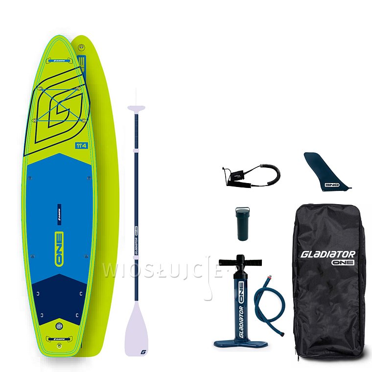 Paddleboard GLADIATOR ONE 11'4 Lime - nafukovací