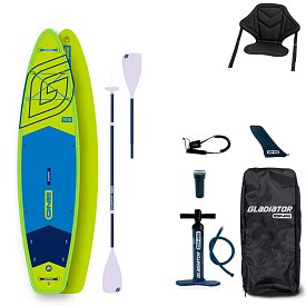 Deska SUP GLADIATOR ONE 11'4 TOURING LIME - pompowany paddleboard