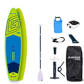 Deska SUP GLADIATOR ONE 11'4 TOURING LIME 2026 - pompowany paddleboard