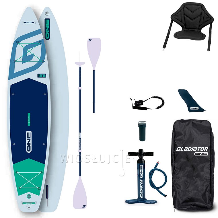 Paddleboard GLADIATOR ONE 12'6 White - nafukovací