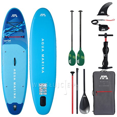 Deska SUP AQUA MARINA VAPOR 10'4 Aqua Splash 2026 - pompowany paddleboard