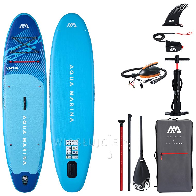 Deska SUP AQUA MARINA VAPOR 10'4 Aqua Splash 2026 - pompowany paddleboard