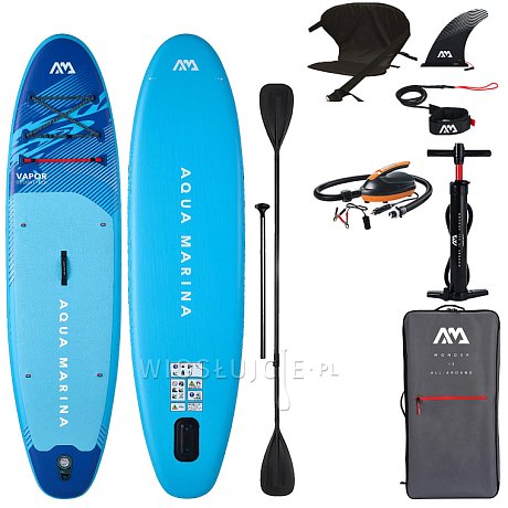 Deska SUP AQUA MARINA VAPOR 10'4 Aqua Splash 2026 - pompowany paddleboard