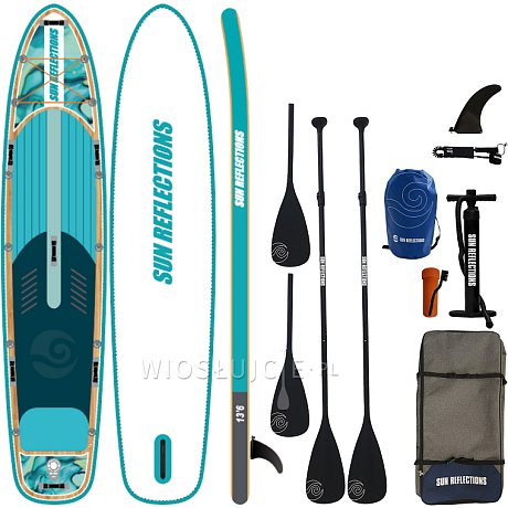 Deska SUP SUN REFLECTIONS MULTI 13'6 MINICOMBO OCEAN MIRAGE - pompowany paddleboard