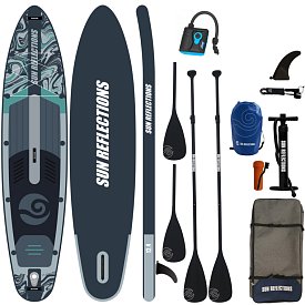 Deska SUP SUN REFLECTIONS MULTI 12'4 MINICOMBO FOREST GREY - pompowany paddleboard